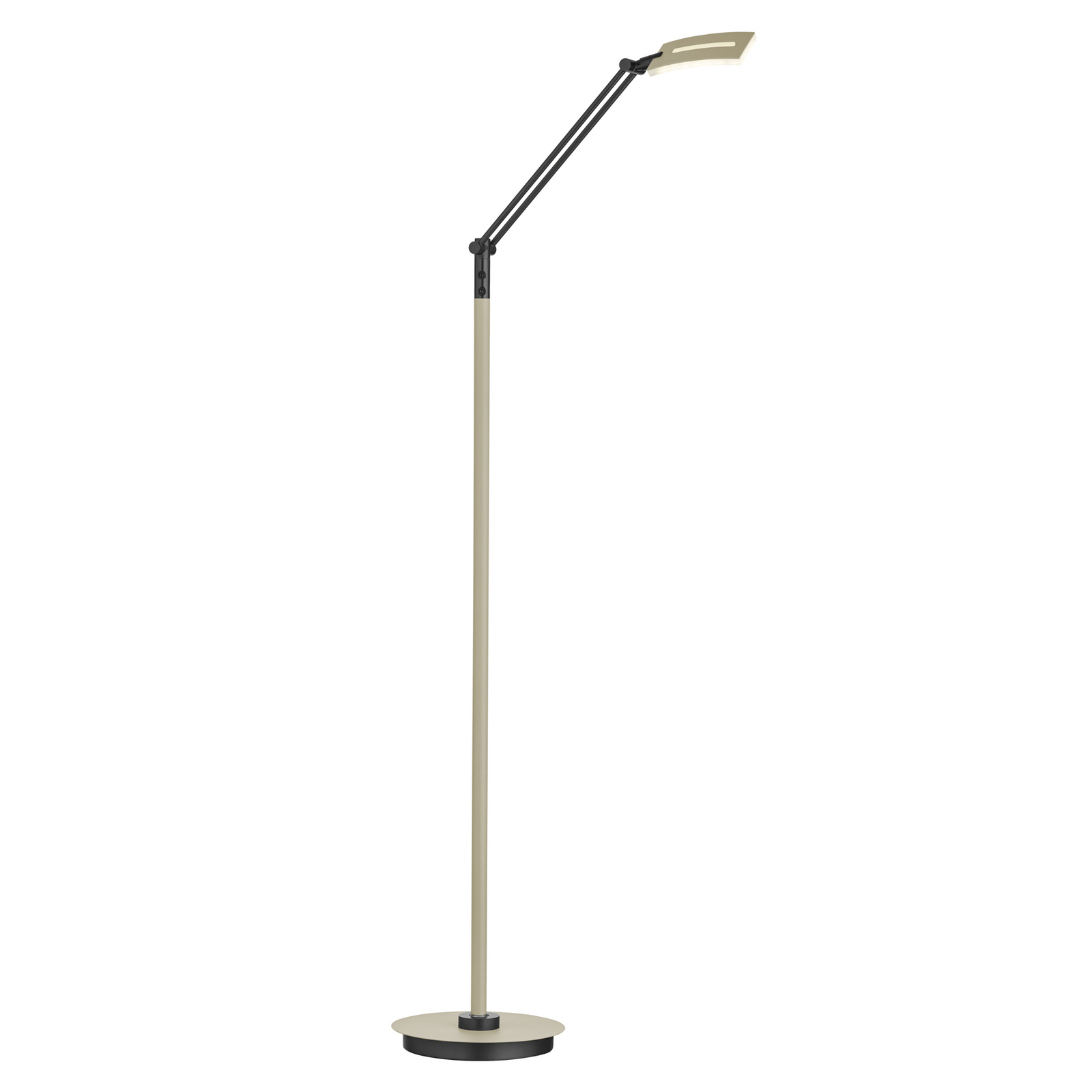 LED-Bogenleuchte Evolo CCT, taupe